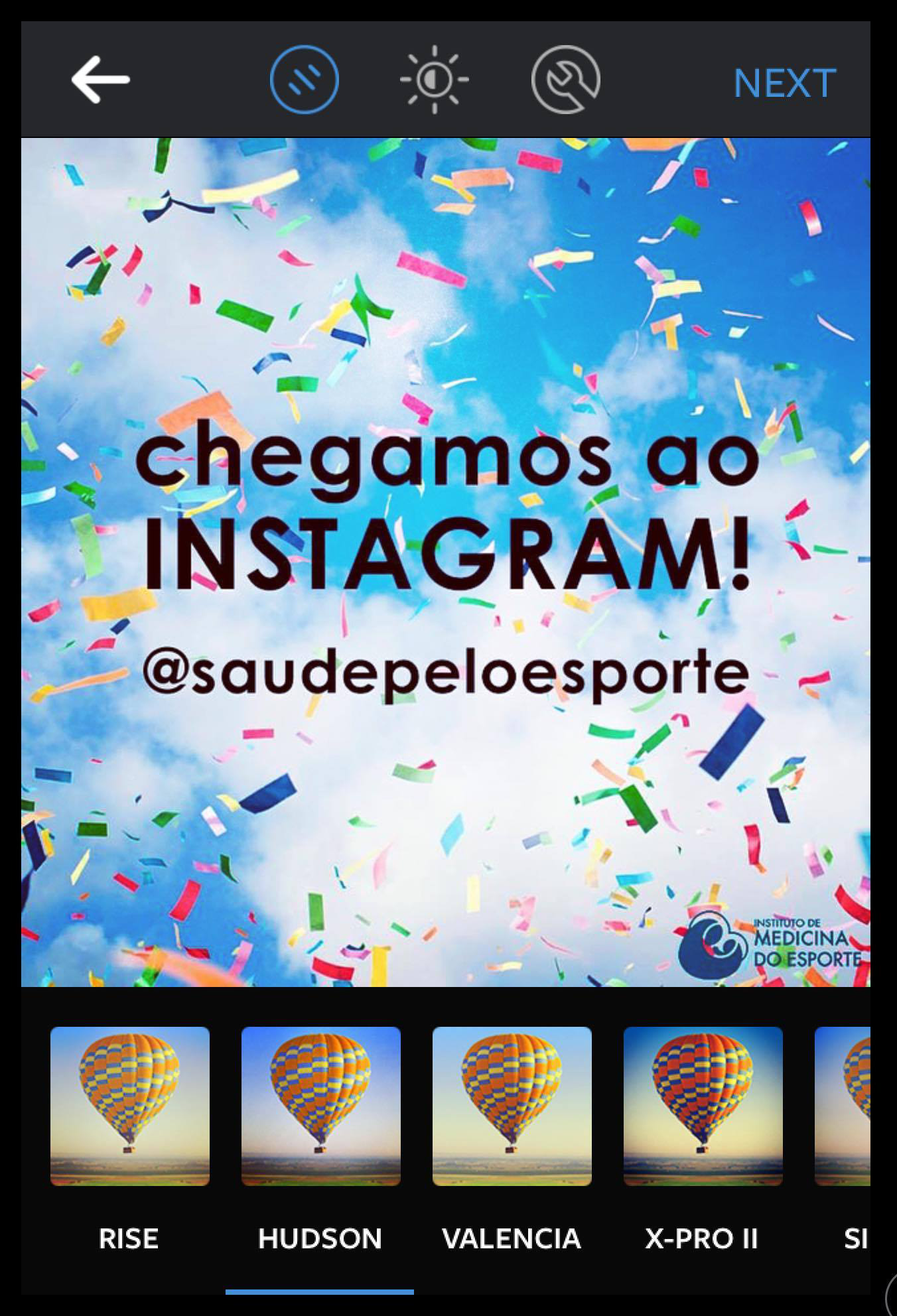 Chegamos ao Instagram!